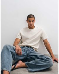 Brave Soul - Oversized T-Shirt With Mock Neck - Lyst