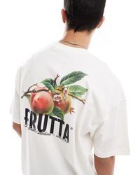 ASOS - Oversized T-Shirt Met Grafische Fruitprint - Lyst