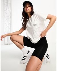 Lee Jeans - Lee - T-shirt Met Boxy Pasvorm, Zakje En Logo - Lyst