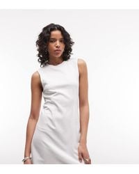 Monki - Cinched Waist Sleeveless Mini Dress - Lyst