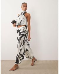 ASOS - Co-ord Volume Balloon Trousers With Wrap Front Detail - Lyst