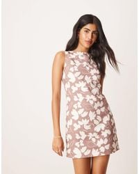 ASOS - – mini-etuikleid aus denim - Lyst