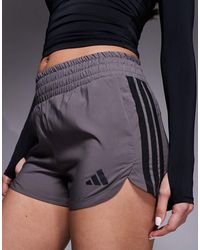 adidas Originals - Adidas Training Pacer High Waisted Shorts - Lyst