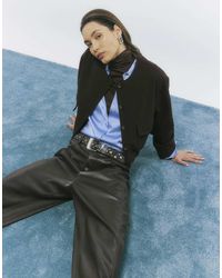 River Island - Long Sleeve Front Pocket Bomber Jacket - Lyst