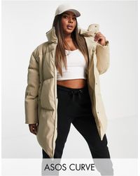 asos womens padded coats