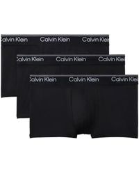 Calvin Klein - Micro Stretch 3 Pack Low Rise Trunks - Lyst