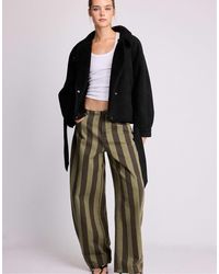 Stradivarius - Veste double face en daim synthétique e - Lyst