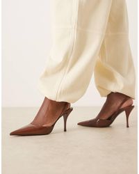 Mango - Sling Back Pointed Heel - Lyst