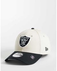 KTZ - Las Vegas Raiders 9forty Logo Cap With Contrast Peak - Lyst