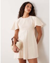 ASOS - Smock T-shirt Mini Dress - Lyst