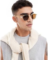 Only & Sons - Occhiali Da Sole Con Lenti Colorate Gialle - Lyst