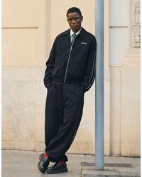 Bershka - Super Baggy Pinstripe Trousers - Lyst