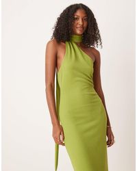 ASOS - – geripptes midikleid - Lyst