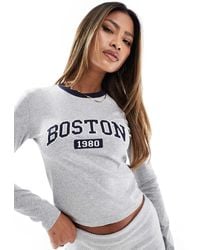 Edikted - Boston Long Sleeve T-shirt - Lyst