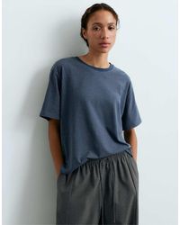 Oysho - Striped Short-Sleeved T-Shirt - Lyst
