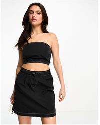 Pieces - Bandeau Top Co-ord - Lyst