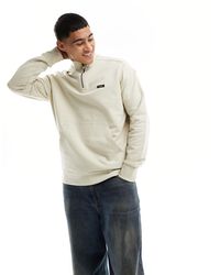 Calvin Klein - Cotton Comfort 1/4 Zip Sweatshirt - Lyst