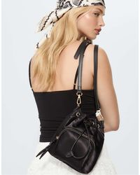 Stradivarius - – crossbody-beuteltasche aus stoff - Lyst