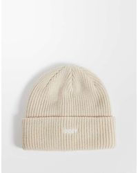 Obey - Logo Future Cuff Rib Knitted Beanie - Lyst