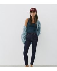 Pull&Bear - High-waist Skinny Jeans - Lyst