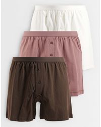 ASOS - 3 Pack Boxers - Lyst