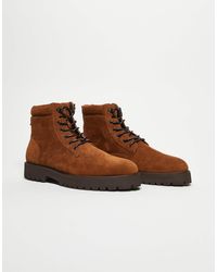 ASOS - – geschnürte arbeitsstiefel - Lyst