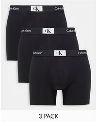 Calvin Klein - Ck 96 3 Pack Cotton Boxer Briefs - Lyst