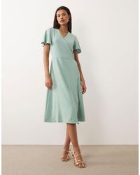 Vila - – kurzärmliges midikleid - Lyst
