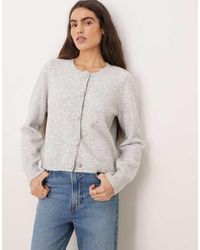 Jdy - Rose Buttons Detail Cardigan - Lyst