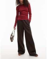 adidas Originals - Essential Wide Leg Joggers - Lyst