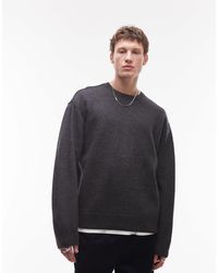 ARKET - Boiled Wool Rib Knit Jumper - Lyst