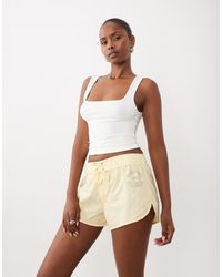ASOS - Weekend Collective Co-ord Micro Nylon Short With Tie Waist Detail - Lyst