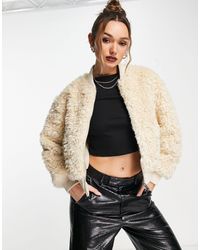 NA-KD - Chaqueta bomber beis - Lyst