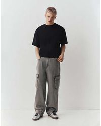 Pull&Bear - Baggy Cargojeans - Lyst