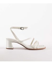 ASOS - Honeybee Mid Block Heeled Sandals - Lyst