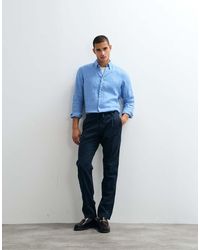 Jack & Jones - Linen Mix Trousers - Lyst
