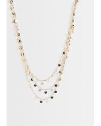 Reclaimed Vintage - Festival Disc Chain Layered Long Necklace - Lyst