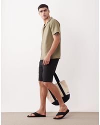 Threadbare - Short longueur genou en lin mélangé - Lyst