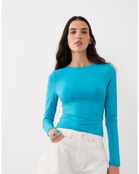 ASOS - Polyamide Slinky Long Sleeve Top - Lyst