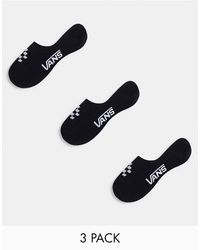 Vans - Classic - canoodle - confezione da 3 paia di calzini assortiti neri - Lyst