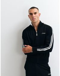 Prohibited - Varsity Knit Straight Fit Track Jacket Co-ord - Lyst