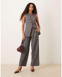 Jdy - High Waist Pleated Wide Leg Trouser Co-Ord - Lyst