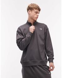 The North Face - Essential Logo Light Oversized 1/4 Zip - Lyst