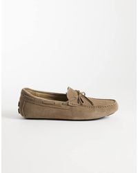 Mango - 100% Suède Schoenen Met Ton-Sur-Ton Vetersluiting - Lyst