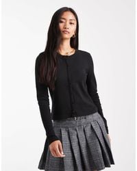 Threadbare - Button Up Long Sleeve Jersey Top - Lyst