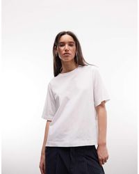 Weekday - Camiseta Blanca Holgada Perfect De - Lyst