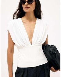 NA-KD - V Neck Top - Lyst