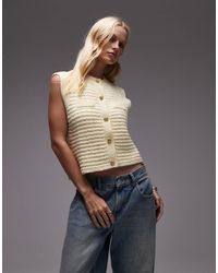 Mango - – trägertop aus strick - Lyst
