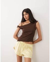 ASOS - Satin Micro Runner Short - Lyst