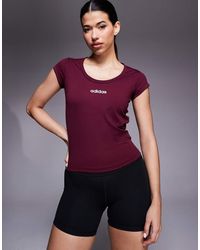adidas Originals - Adidas Training Hyperglam Baby Tee - Lyst